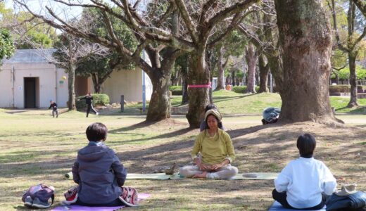 3/15 宮崎市中央公園で『パークヨガ』が開催されました！